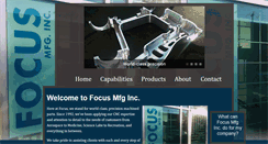 Desktop Screenshot of focusmfginc.com